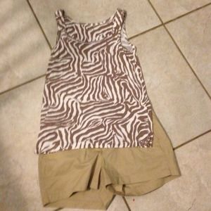 Sleeveless tank from the Loft.