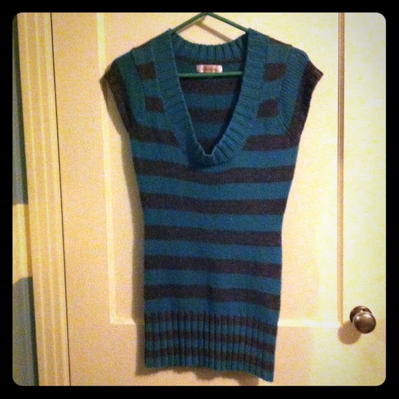 Striped sweater dress!