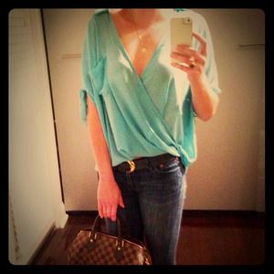 Collared Drape Top