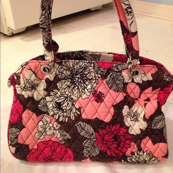 HOLD!!! Vera Bradley Mocha Rouge Hand Bag & Wallet