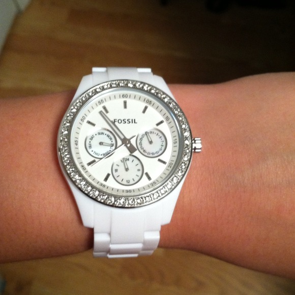 **SOLD**Ceramic Fossil watch - Picture 1 of 3