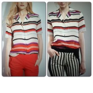 10 Crosby Derek Lam Silk Shirt