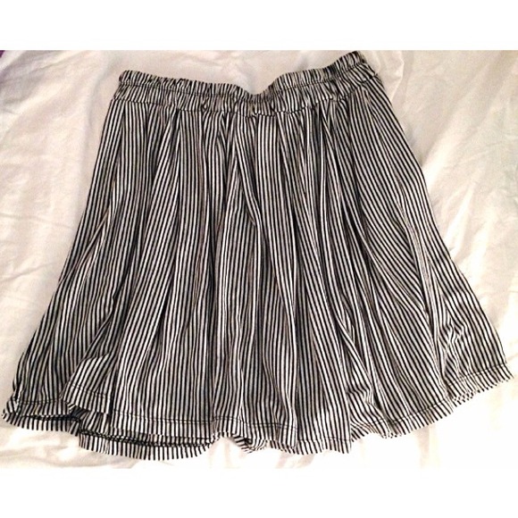 Brandy  Striped Circle Skirt