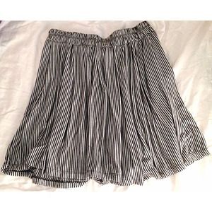 Brandy  Striped Circle Skirt