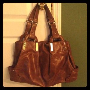 Brown leather Jessica Simpson bag.