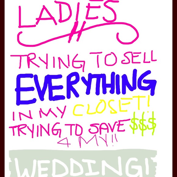 SALE!!!! SAVING FOR MY WEDDING AUGUST 16,2014!!!