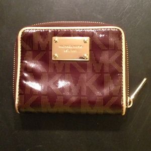 Michael Kors Brown Patent Wallet