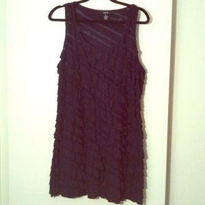 Alfani Navy Ruffled Dress!