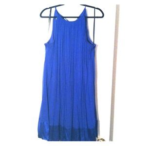 Maggy London royal Blue Silk dress