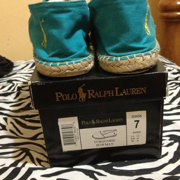 SOLD Authentic Polo Ralph Lauren's Turquoise - Picture 2 of 4