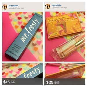 🚫BUNDLE🚫Benefit Palette,Lipgloss and Eyeliner.