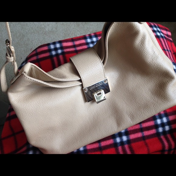 Authentic Jimmy choo nude handbag - Picture 2 of 7