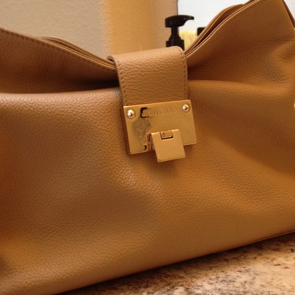 Authentic Jimmy choo nude handbag - Picture 3 of 7