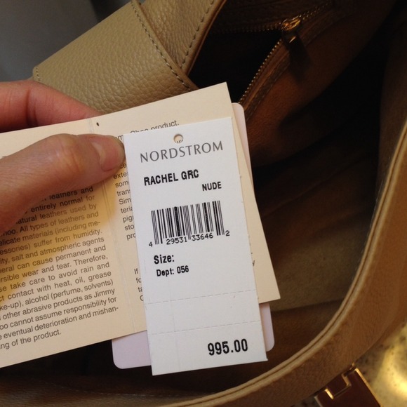 Authentic Jimmy choo nude handbag - Picture 4 of 7