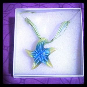 Glass necklace