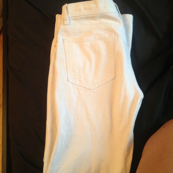White Tory butch jeans