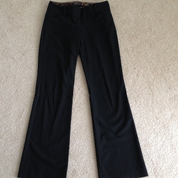 Express black work pants