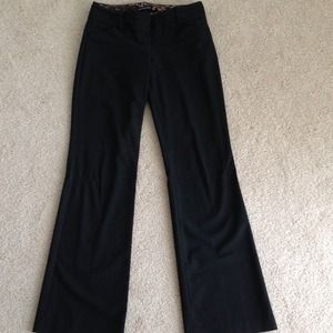 Express black work pants