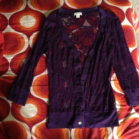 All lace cardigan