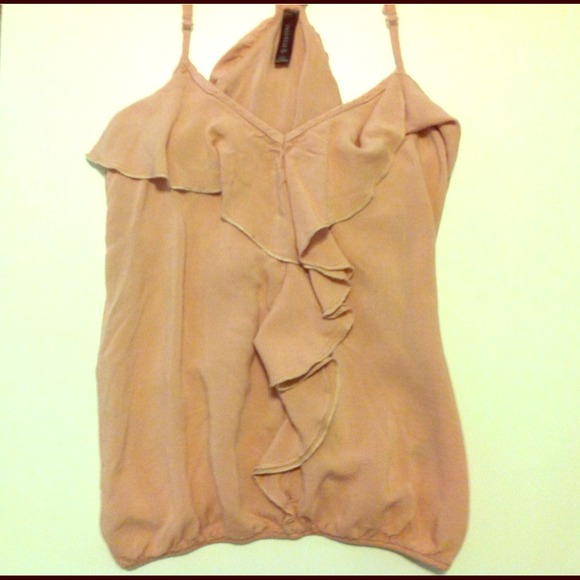 -TRADED-Pink Ruffled Tank