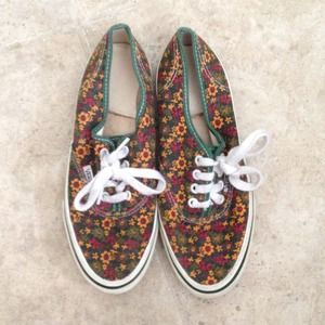 Authentic Vintage Floral Vans.