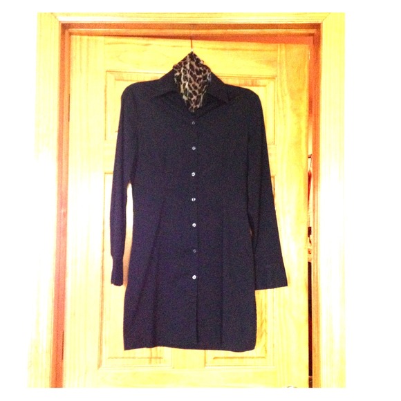 Long Sleeve Black Button Down Shirt