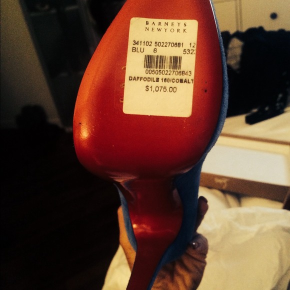 Daffodile 160 Veau Velours size 36 color Bleu Saph - Picture 3 of 3