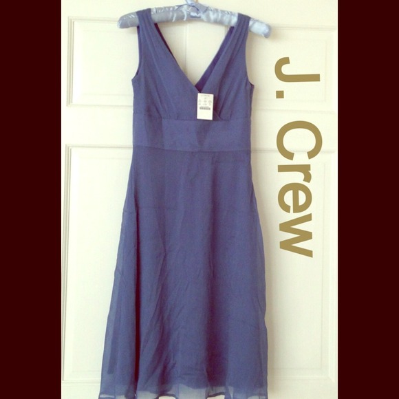 NWT! Petite Silk Chiffon J Crew Dress