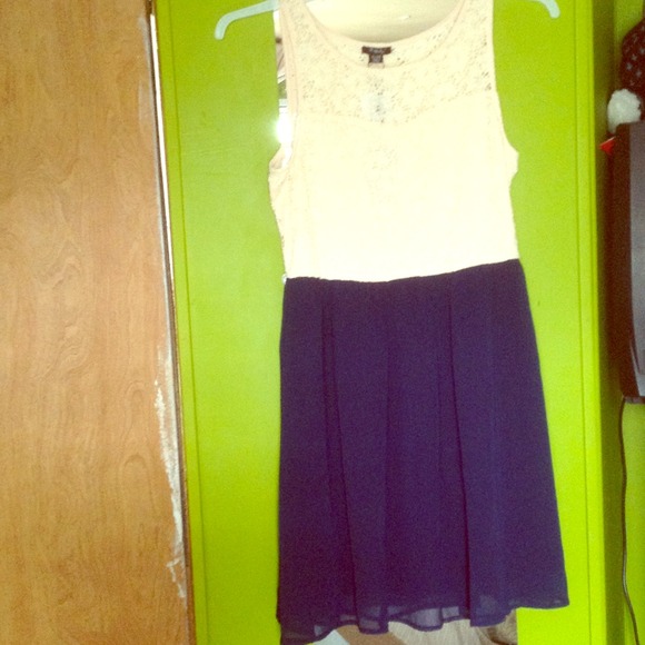 Navy blue dress
