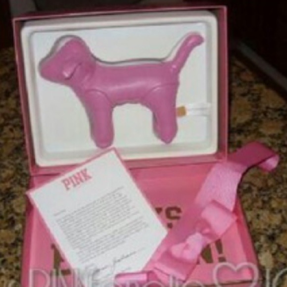 RARE Victoria's Secret PINK Thanks A Billion Dog