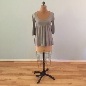 Medium Grey Charlotte Russe Baby Doll Sweater