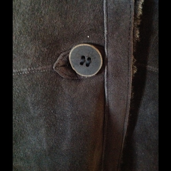 Bloomingdale's Outerwear - Genuine Leather Shearling Coat Price Firm