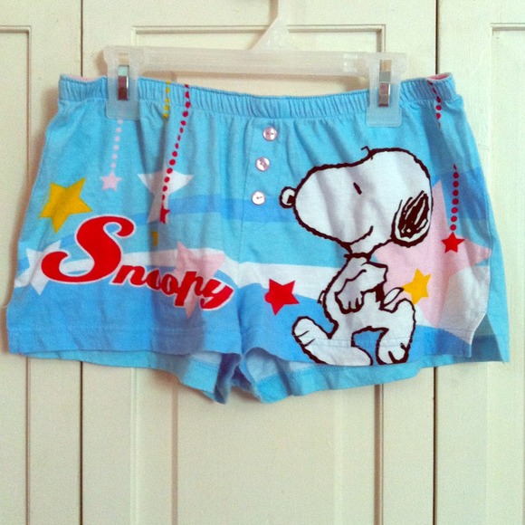 Snoopy Pajama Shorts NEVER WORN