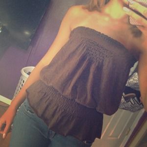 Strapless gap shirt
