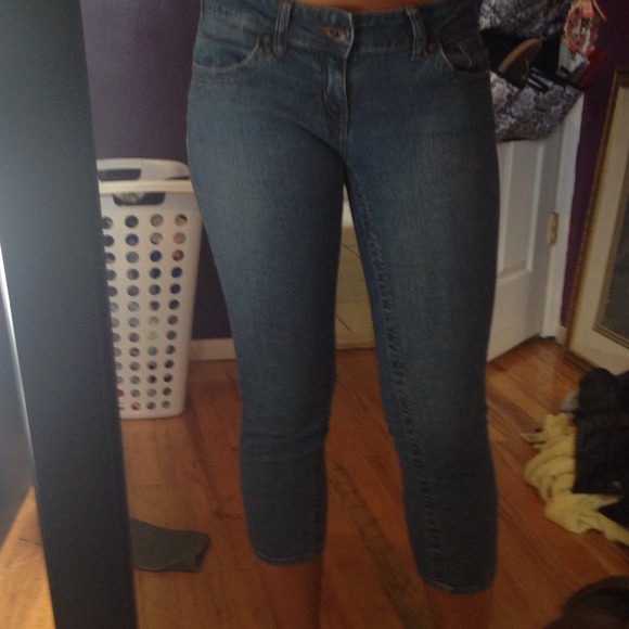 Denim capris