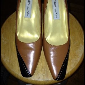 Used Bellini pumps (brown & black), size 9m