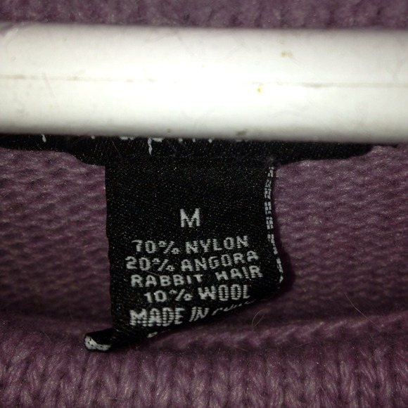 ✂PROCE CUT✂Angora short sleeve turtle neck sweater - Picture 3 of 4