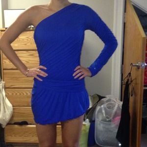 Electric blue Roberto Cavalli dress