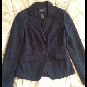 BR blazer, JCrew scarf & Blue WHBM tank BUNDLE