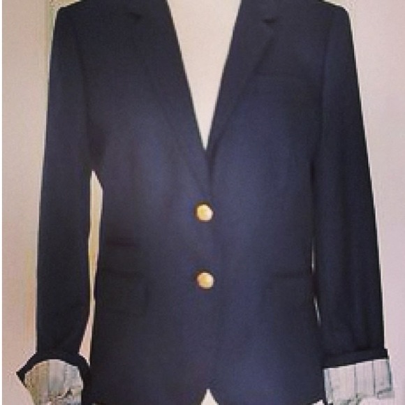 J. Crew Jackets & Blazers - Jcrew schoolboy blazer navy 2