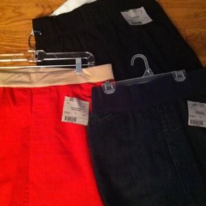 Maternity pencil skirts - lot of 3