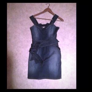Mango jean dress size s