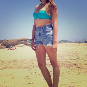 High waisted shorts