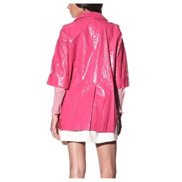 NWT Chloe Coated Linen Coat with Tie - Picture 2 of 2