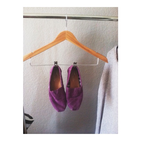 TOMS Shoes - Corduroy Purple Toms