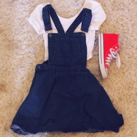 American Apparel insp. Black Denim Overalls