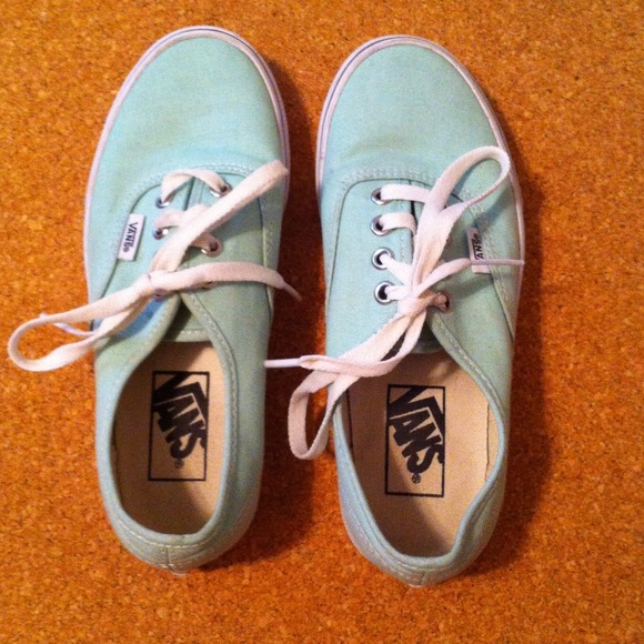 Mint Pale Green Vans