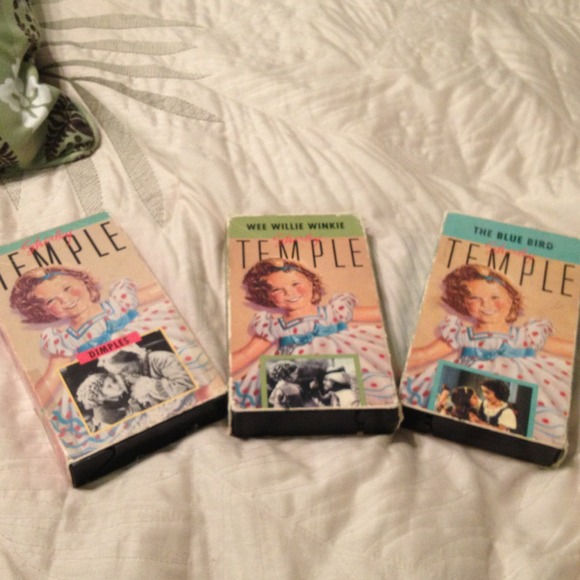 ❤🎉HOLD❤Very old Shirley temple movies💜🎉VHS