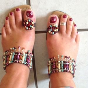 REDUCED - Sassy Colorful Summer Sandal