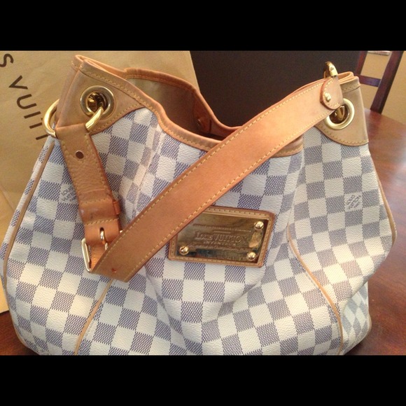 Authentic Louis Vuitton Galliera Damier Azur Pm